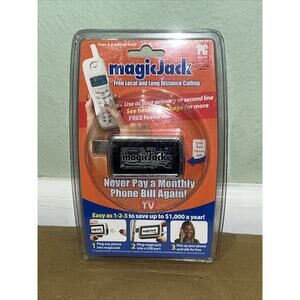 MagicJack A921 USB PC to Phone Jack Free Local Long Distance Magic Jack